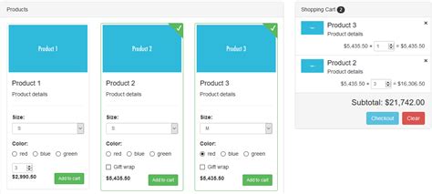 jquery smart card|jQuery Smart Cart .